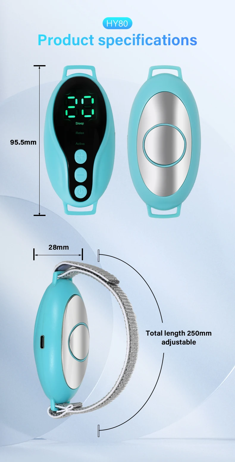 2 Modes 20 Levels EMS Sleep Aid Relaxation Treatment Microcurrent Pulse Hypnosis Device Suitable Insomnia Anxiety