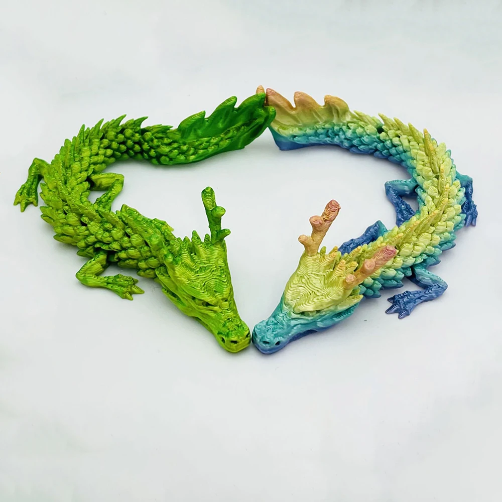 3D Printing Small Chinese Loong Small Shenlong Handicraft Decoration Gift Online Popularity Creative Handmade Gift