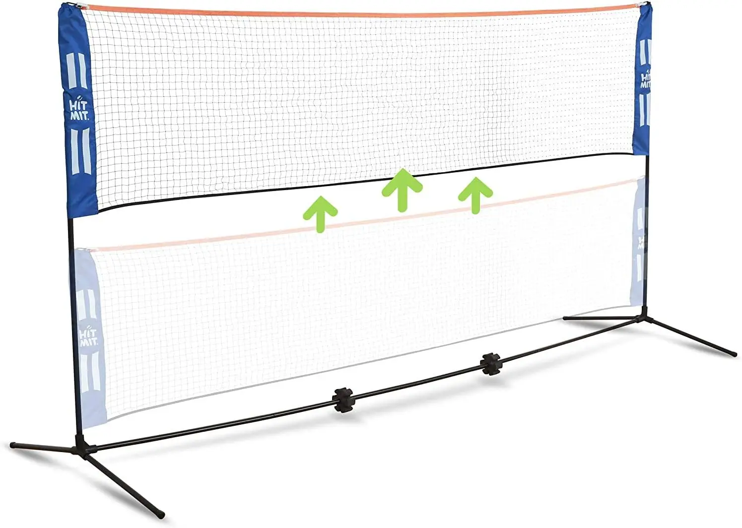 

Adjustable Height Portable Multi-Sport Net Set for Badminton, Pickleball, Volleyball - Easy Assembly Indoor or Outdoor