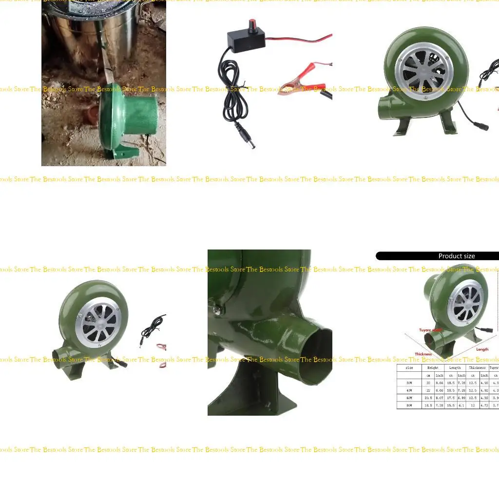 

12PF Outdoor Cooking Portable Electric BBQ Ventilator Handheld Air Blower BBQ Blower