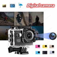 Action Camera Waterproof 30m 1080P HD Sports Action Cam LCD Screen Bicycle Motorcycle Helmet Sking Jumping Diving Video Recorder