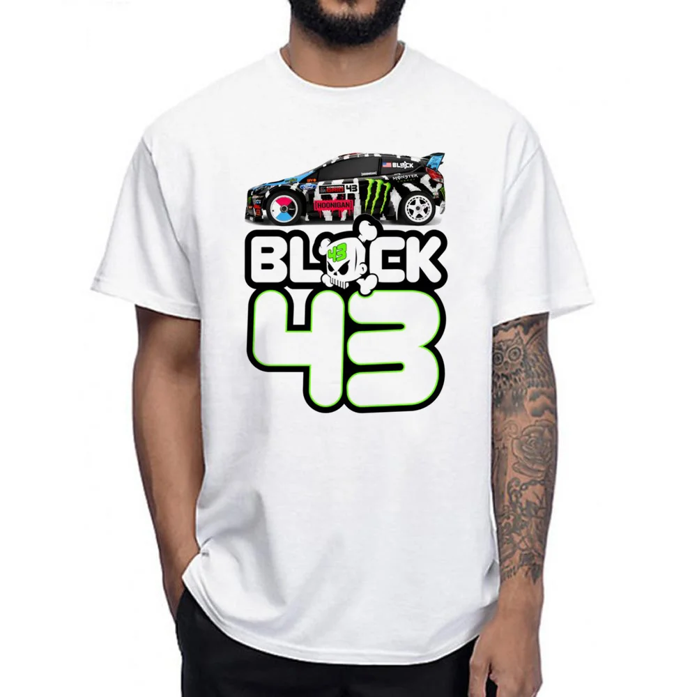 Ken Block 43 top men comic graphic Japanese t-shirts male streetwear clothing