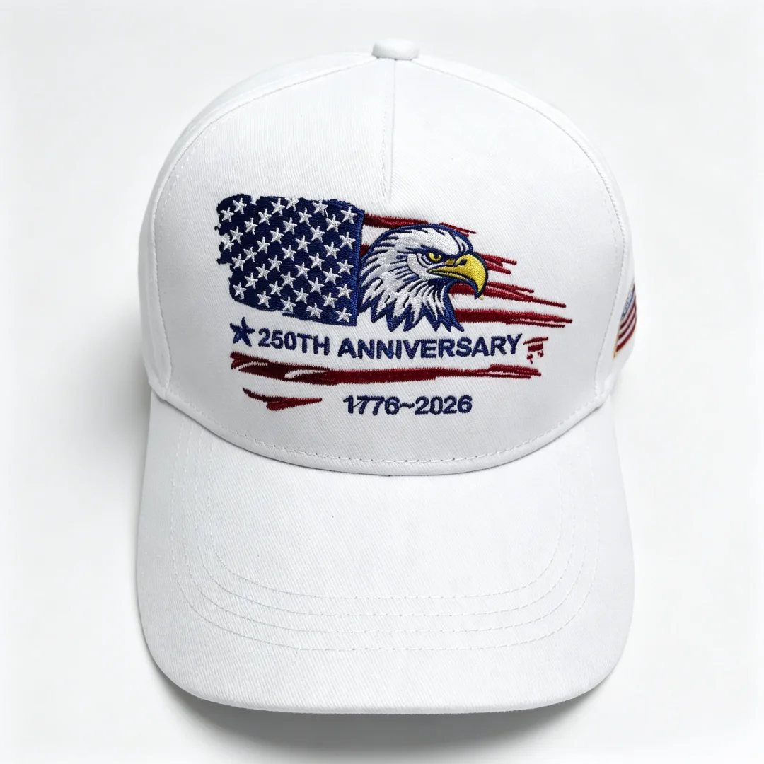 1776-2026 United States 250 Years Anniversary Patriotic Hat Vintage Washed Cotton Soft Crown Eagle Embroidery Baseball Cap Indep