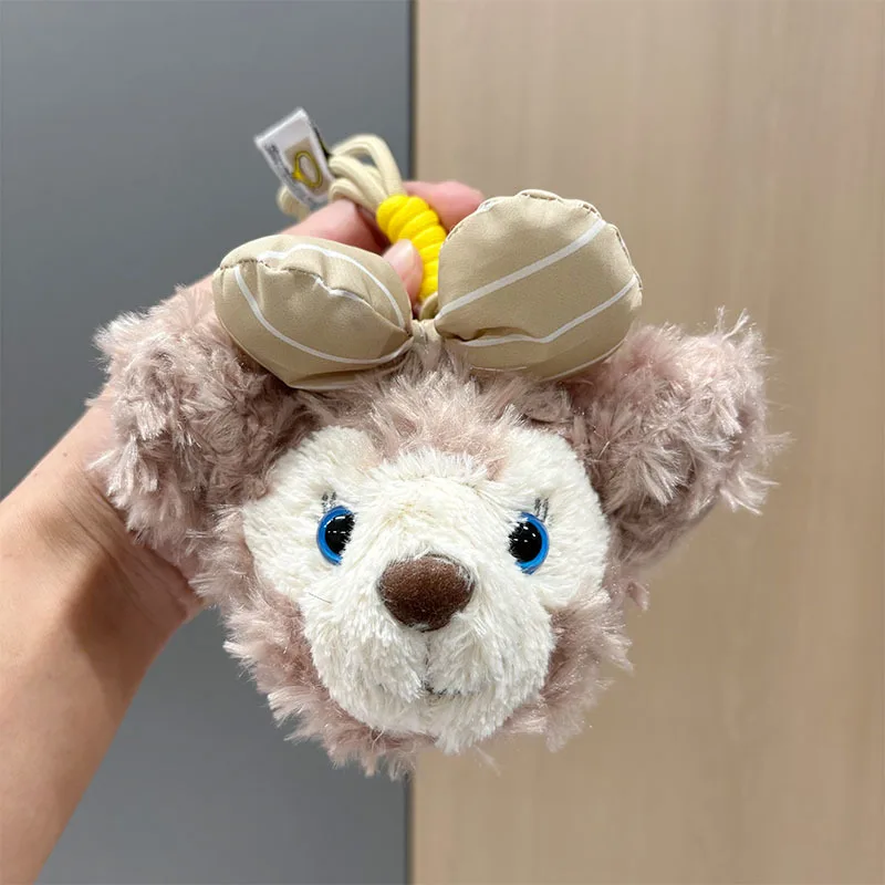 12Cm Disney Shelliemay Plush Doll Coin Storage Purse Double Layer Zipper Backpack Hang Ornaments Keychain Decoration Girl Gift