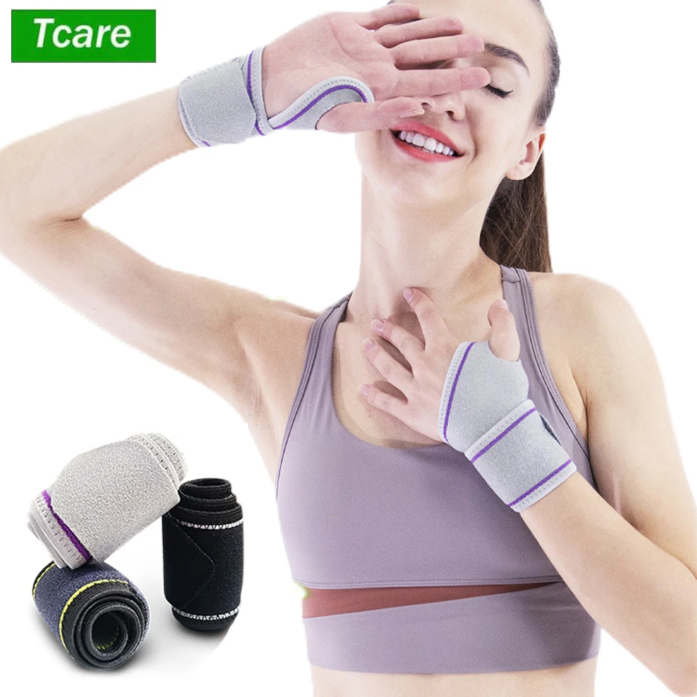 Tcare 1 PC Wrist Brace for Carpal Tunnel, Adjustable Wrist Support Brace for Arthritis and Tendinitis, Wrist Compression Wraps