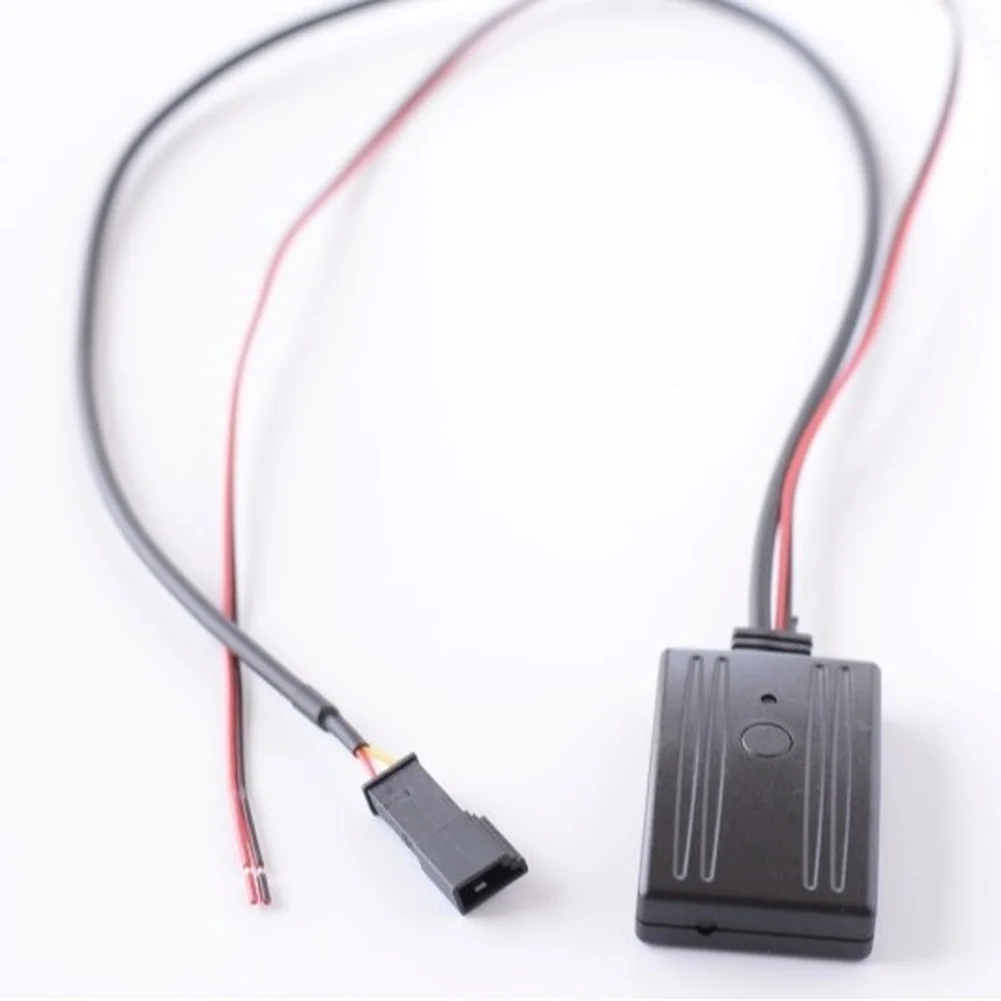 For Car Audio Upgrade BT Music Adapter Easy Setup Car Audio Adapter Audio Adapter Black BT 5.0 Technology 20Hz To 20kHz