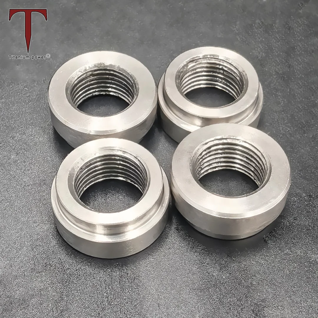 

Tanium High Quality O2 Sensor Thread Plug M18x1.5/M16x1.5 Titanium/Stainless Weld On Oxygen Sensor Bung for Car Exhaust Pipe