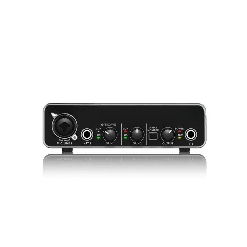 UMC22 external sound card recording and arranging 24bit/48KHZ zero delay