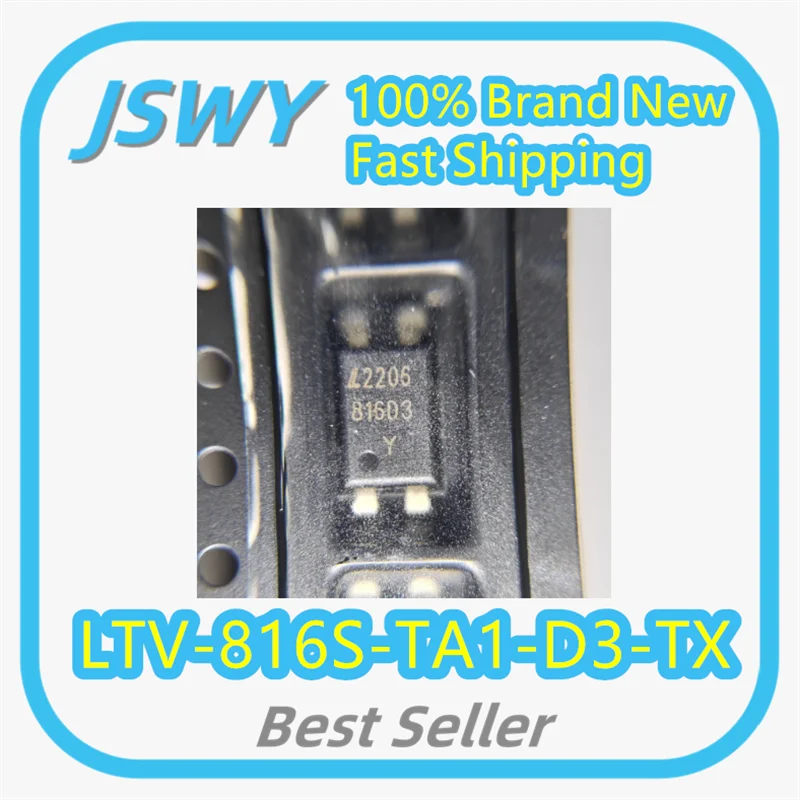 (10/100 pieces) 816D3 LTV-816S-TA1-D3-TX SMD SOP-4 Optocoupler 100% Brand New Original Fast Shipping Electronics