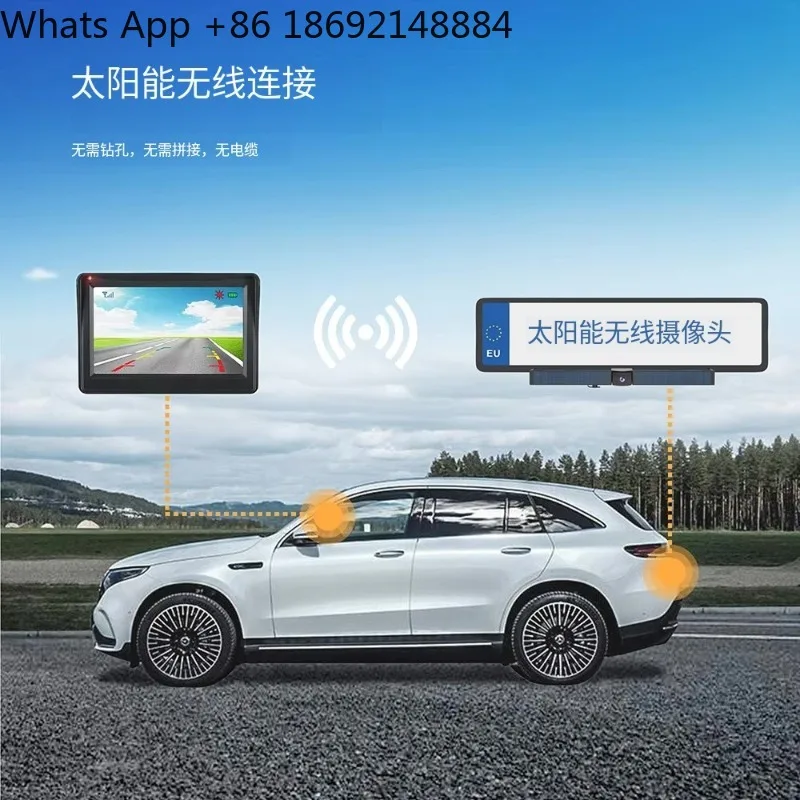 European countries front and rear license plate frame dedicated high definition camera rear view reversing