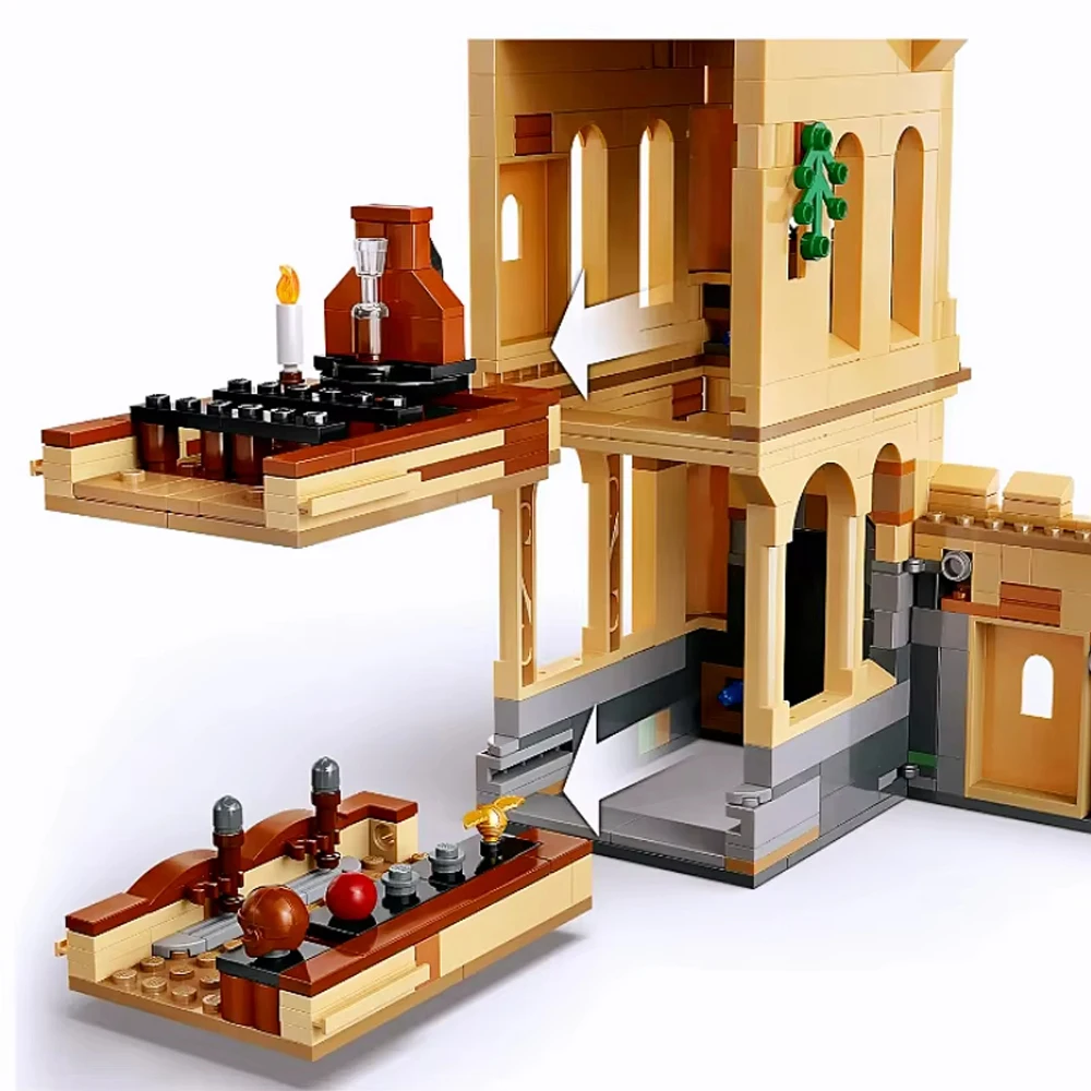 2025 nueva serie street view 651 Uds. Construcción escolar modelo 76447 bloques de construcción juguetes educativos para niños regalo de cumpleaños