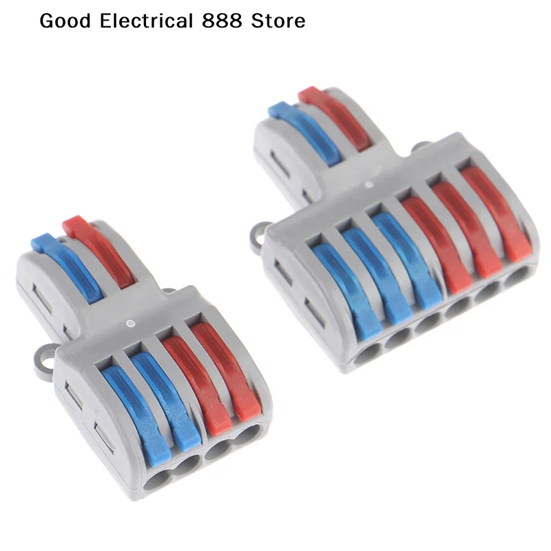 【GE】1Pcs Quick Universal Spring Lever Terminal Block Electric Cable Wire Connector PCT-222 SPL-62 SPL kq