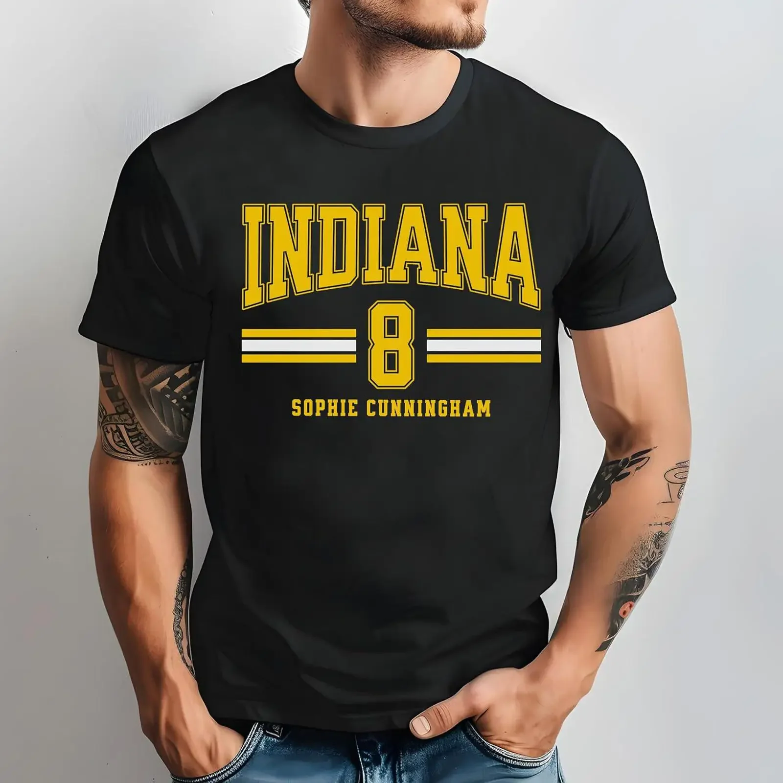Sophie Cunningham Apparel Basketball Fan T Shirt Vintage Varsity Pro Sports Athlete Player Jersey vintage Washed Casual fashion