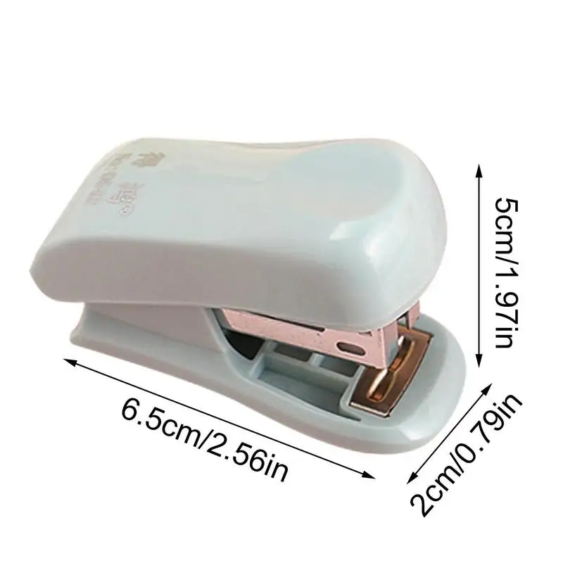Mini Stapler With Staple Portable Handheld Office Stapler Staple Includes Built-in Staple Remover & 400 PCS Staple Classroom