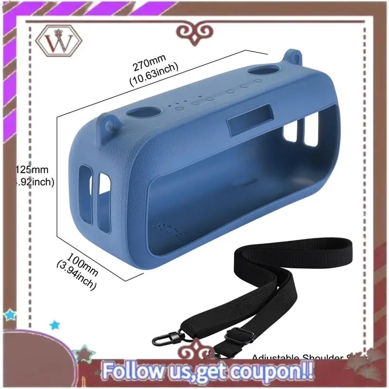 غطاء مقبض من السيليكون ABBG بديل لمكبر الصوت المحمول Bose Soundlink Max