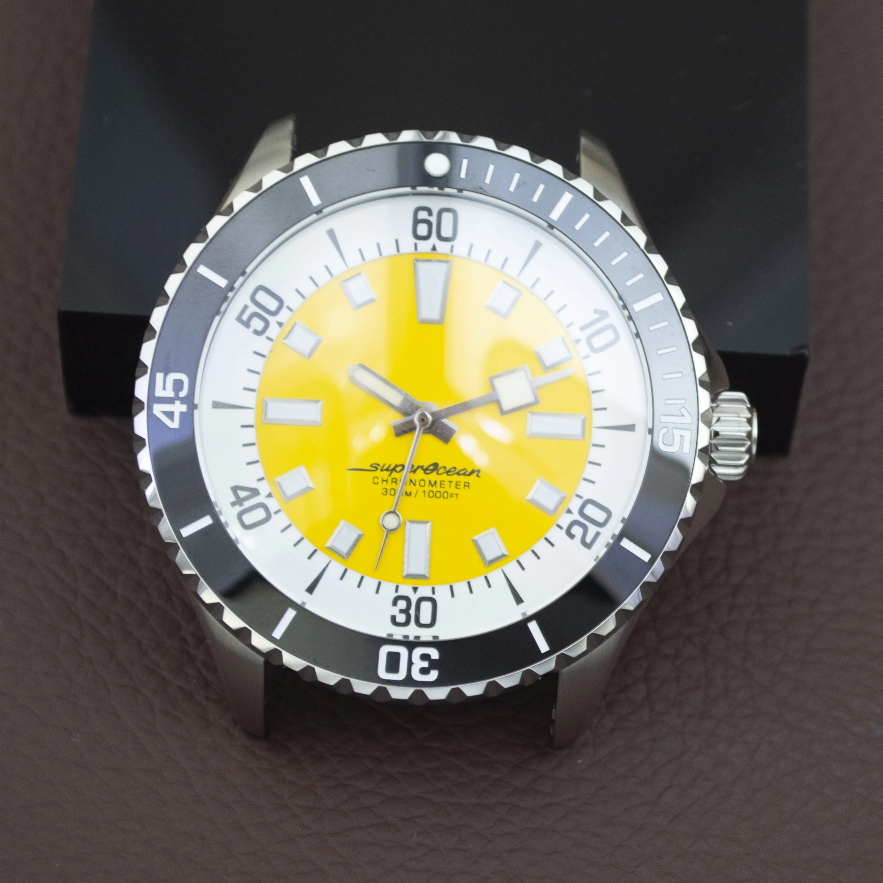200m Dive Watch Case Dial Hands Stainless Steel NH35 Case Sapphire Glass for Superocean MOD Parts NH35 NH36 Movement Men Case - Image 2
