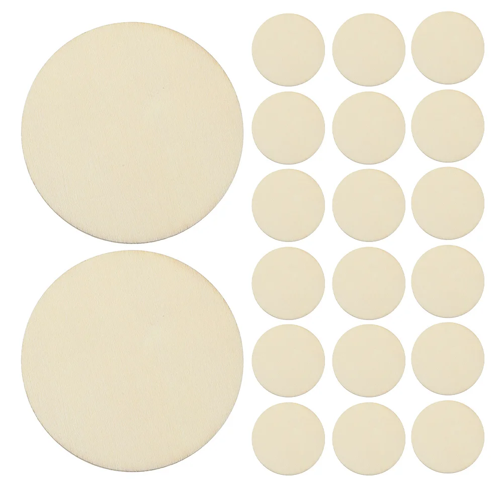 

50Pcs Wood Slices Decoration Natural 10Cm Blank Wooden Circles 2Mm Thick for DIY Crafts Painting Christmas Ornaments Keychains