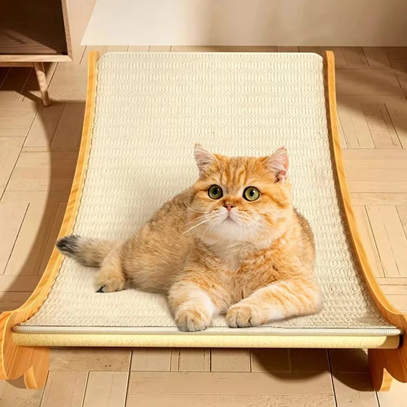 Cat Lounge Chair Extra Large Pet Cat Nest Sisal Bed That Does Not Shed Crumbs Four-season Cat Scratching Board Cat Nest Pet Sofa