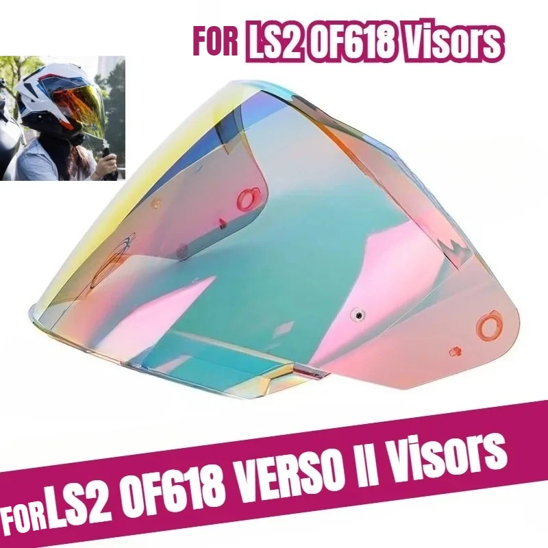 

Визоры для мотошлема LS2 OF618, черные, для замены на шлеме LS2 VERSO II