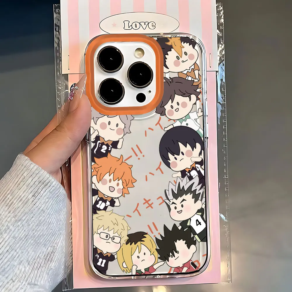 

2024 New Anime Movie Haikyu Clear Space Phone Case For Oppo F11 Find X5 Reno 6 7 7Z 8T 10 11 12 Realme 9 C30 C53 C63 Pro Plus 5G