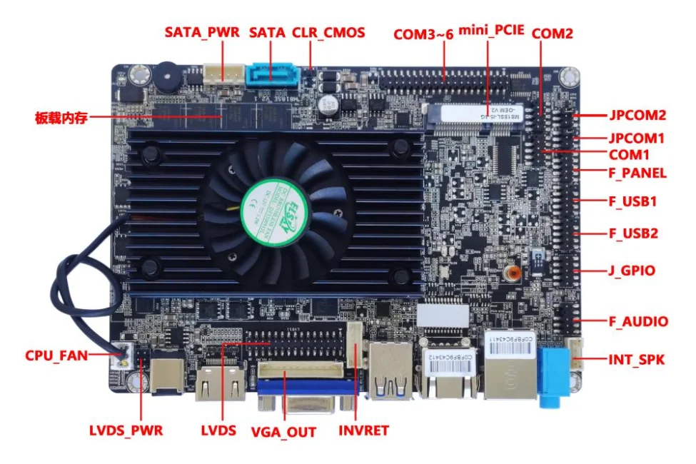 ELSKY M818SL-UA 3.5-inch Motherboard Support Skylake 6th Kaby Lake 7th Core I3 I5 I7 Processors