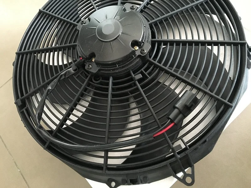 16 inch radiator condenser 24V dc brush fan industrial cooling blower fan