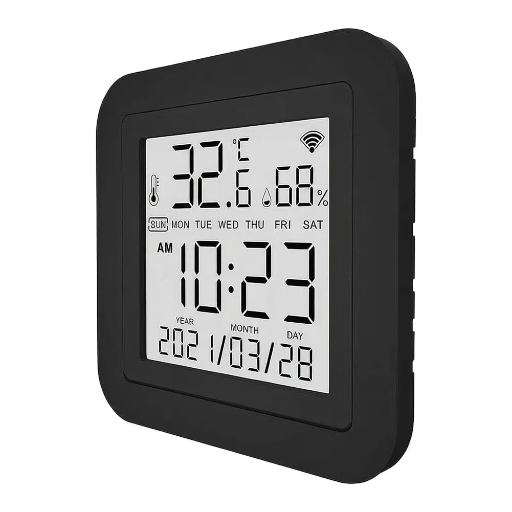 Smart WiFi IR Sensor for Temperature Humidity Tracking and Remote Appliance Management Compatible with Platforms