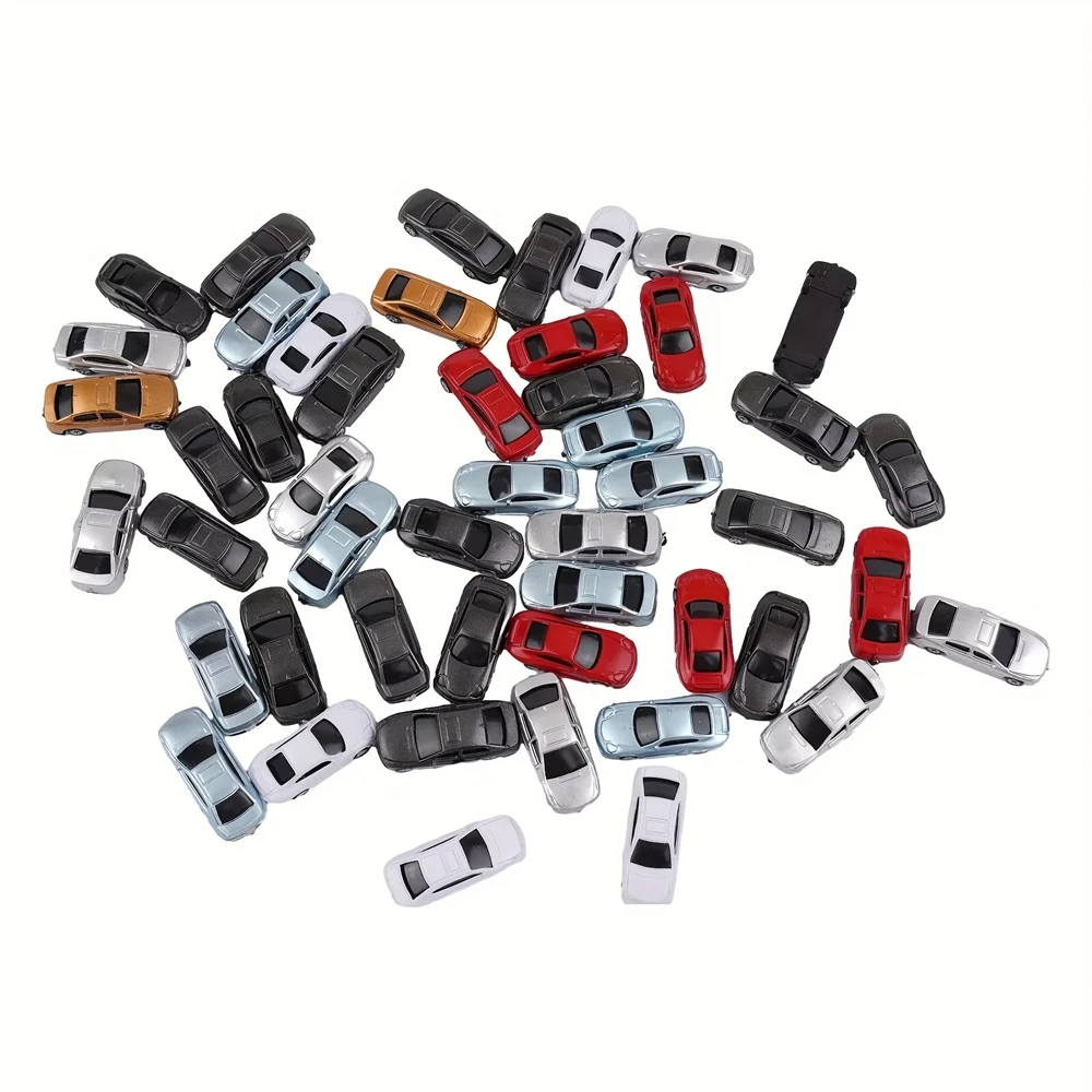 12 ชิ้นรถขนาดเล็กรุ่น Scale 1:75/100/150/200 ชุดสีฉากพลาสติก Street Building ชุดรถไฟอาคารชุด