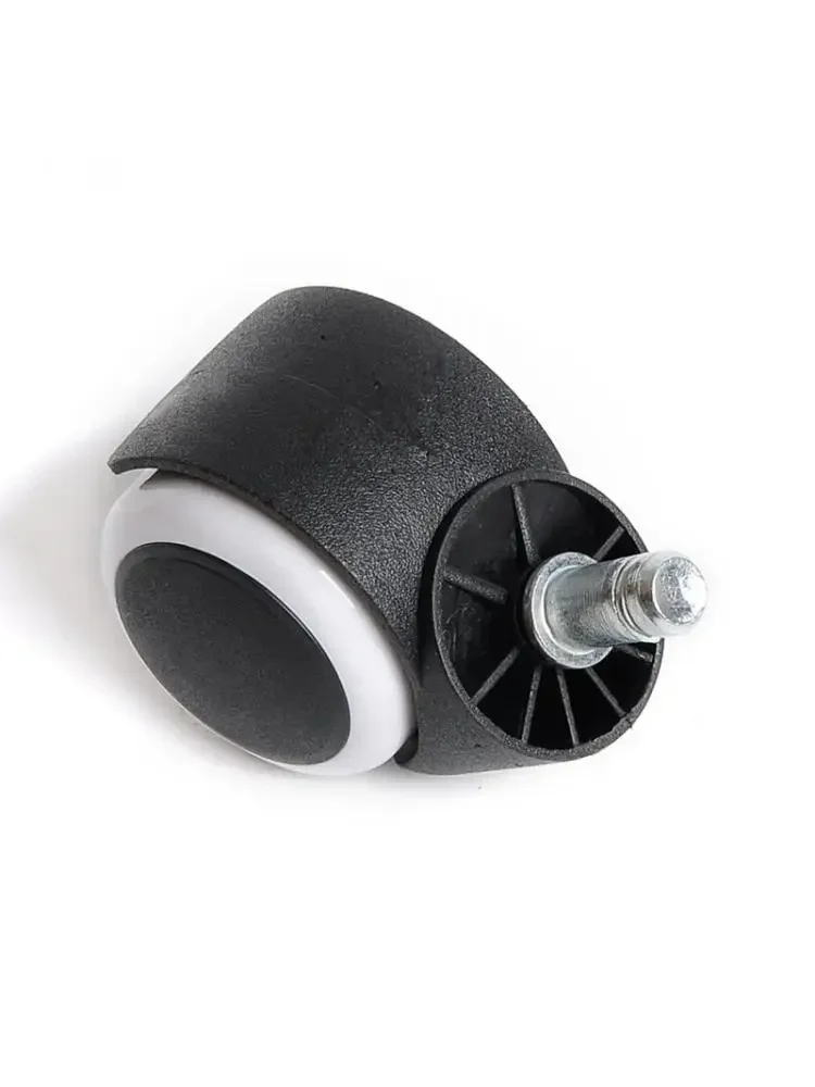 5 Pcs/Lot 10mm/11mm 2 Inch Circlip / Screw PU Office Chair Caster Large Class Universal Wheel Silent Mute Durable Wear-Resistant