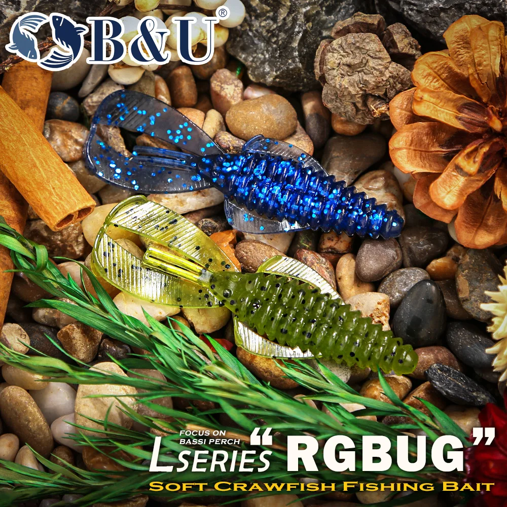 Fishing Equipment Lures - Przynęta wędkarska B&U Soft Crawfish, 2