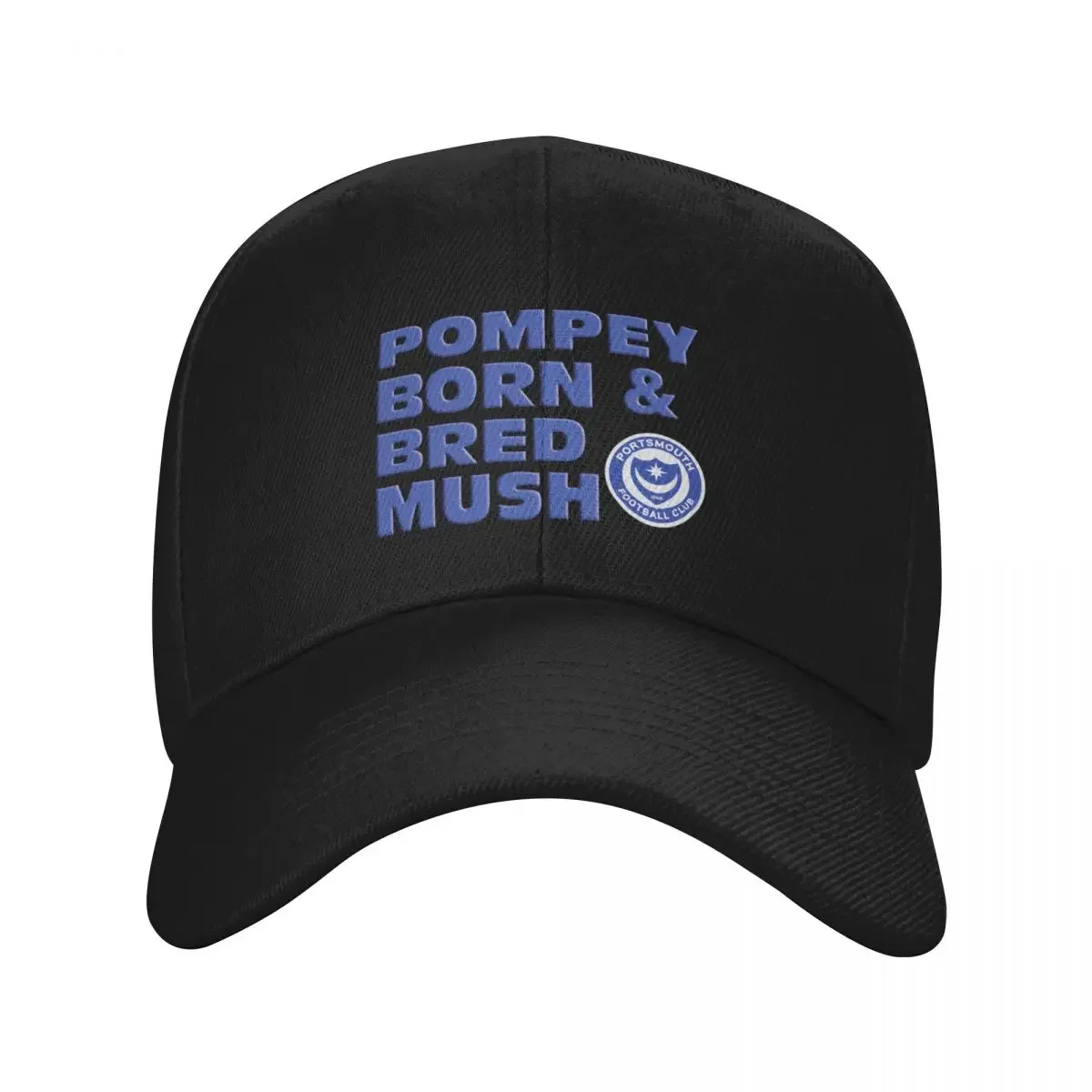 Pompey Born and Bred Mush Baseball Cap fishing caps man Sunhat tea Hat Trucker Cap Boy Women's