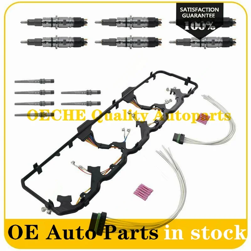

0986435518 68069384AA Common Rail Fuel Injector Kit for Dodge RAM 2500 3500 Cummins 6.7L Diesel 2008-2012