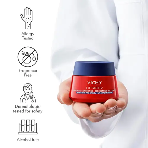 Imagen 2 del producto VICHY B3 Crema de día y noche reparadora de colágeno, nutritiva en profundidad, reparadora, nutritiva, elimina las manchas, antiarrugas, hidratante para la piel