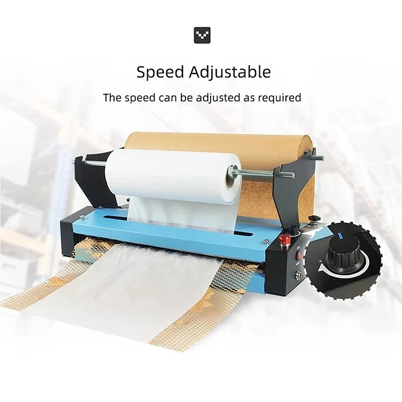 PaperEZ Wrap Automatic Honeycomb Paper Machine 25m/min 17.5kg Desktop Dispenser No Tape Needed Eco-Friendly Packaging - view 5