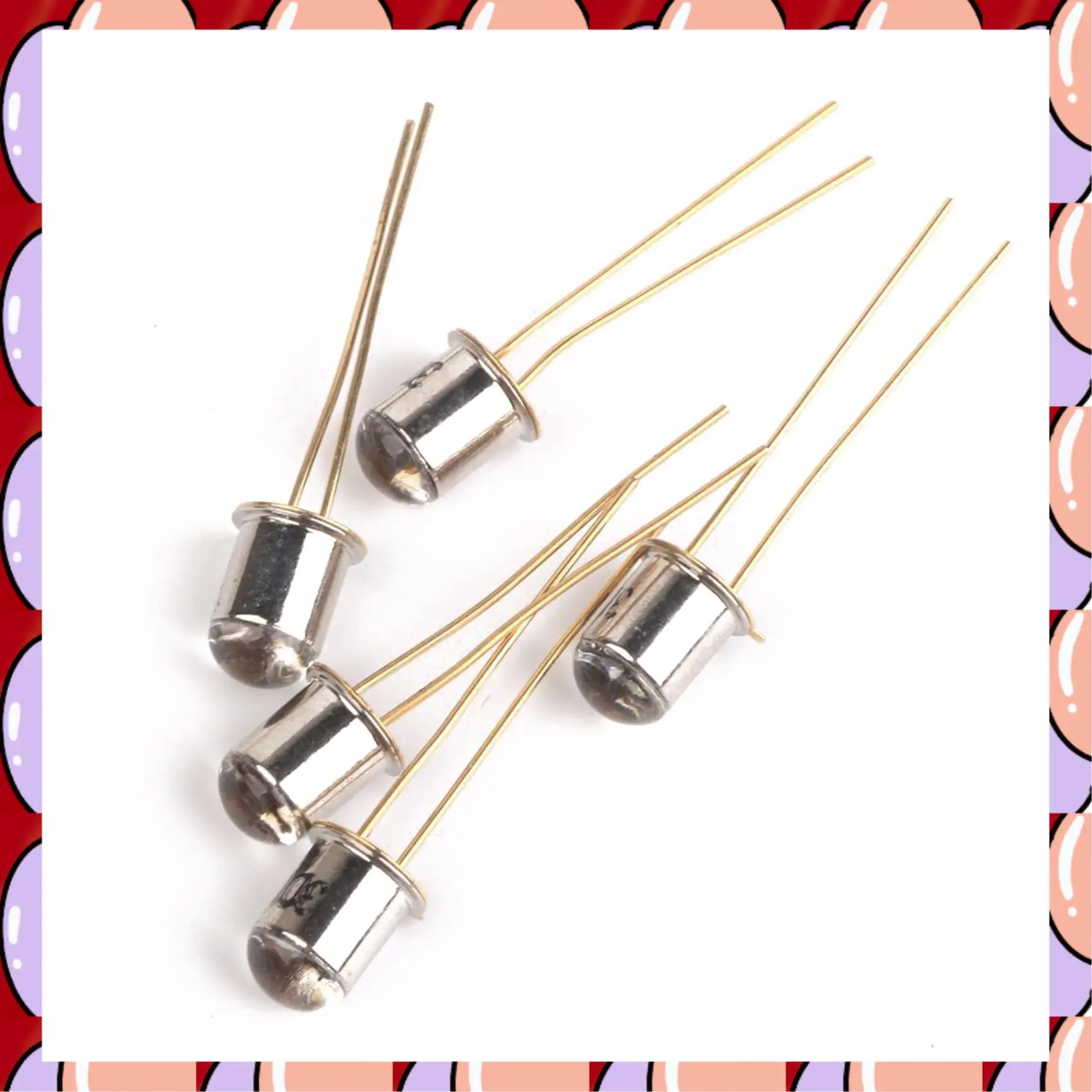 A72Z 15 Pcs 3 DU 5 C Metal Silicon Phototransistor Transistor