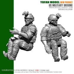 YUFAN MODEL 1/35 Resin Soldier model kits figure colorless and self-assembled YFWW-1822
