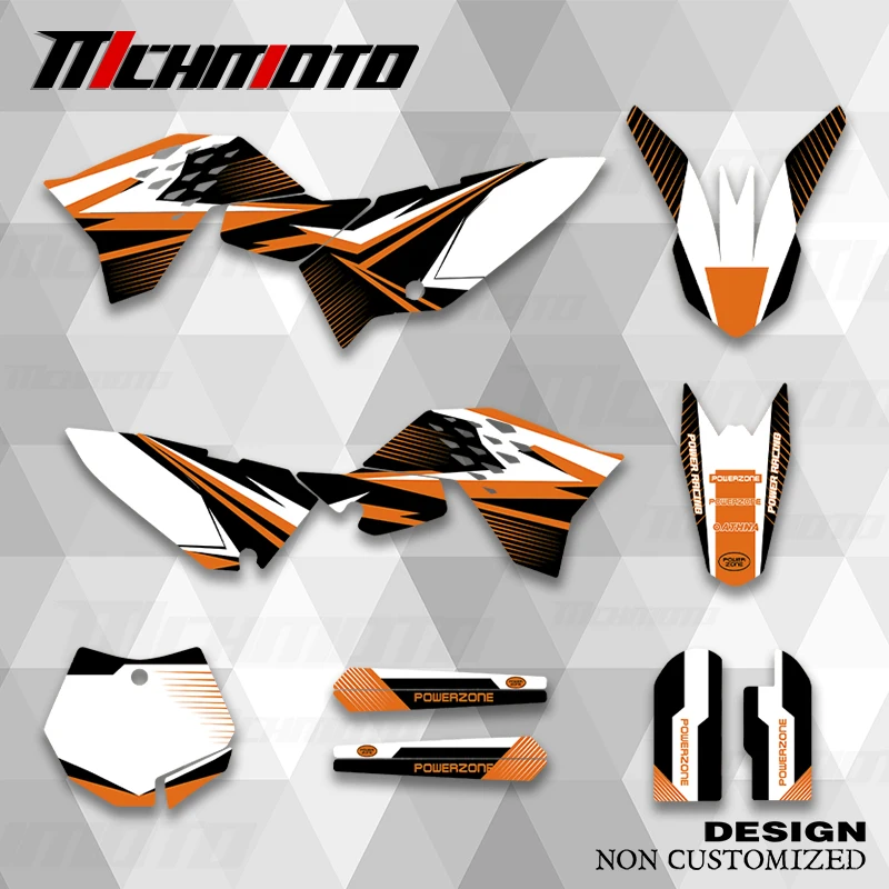 

MCHMFG для KTM SX SX65 2009 2010 2011 2012 2013 2014 2015 новый стиль графические наклейки наборы наклеек