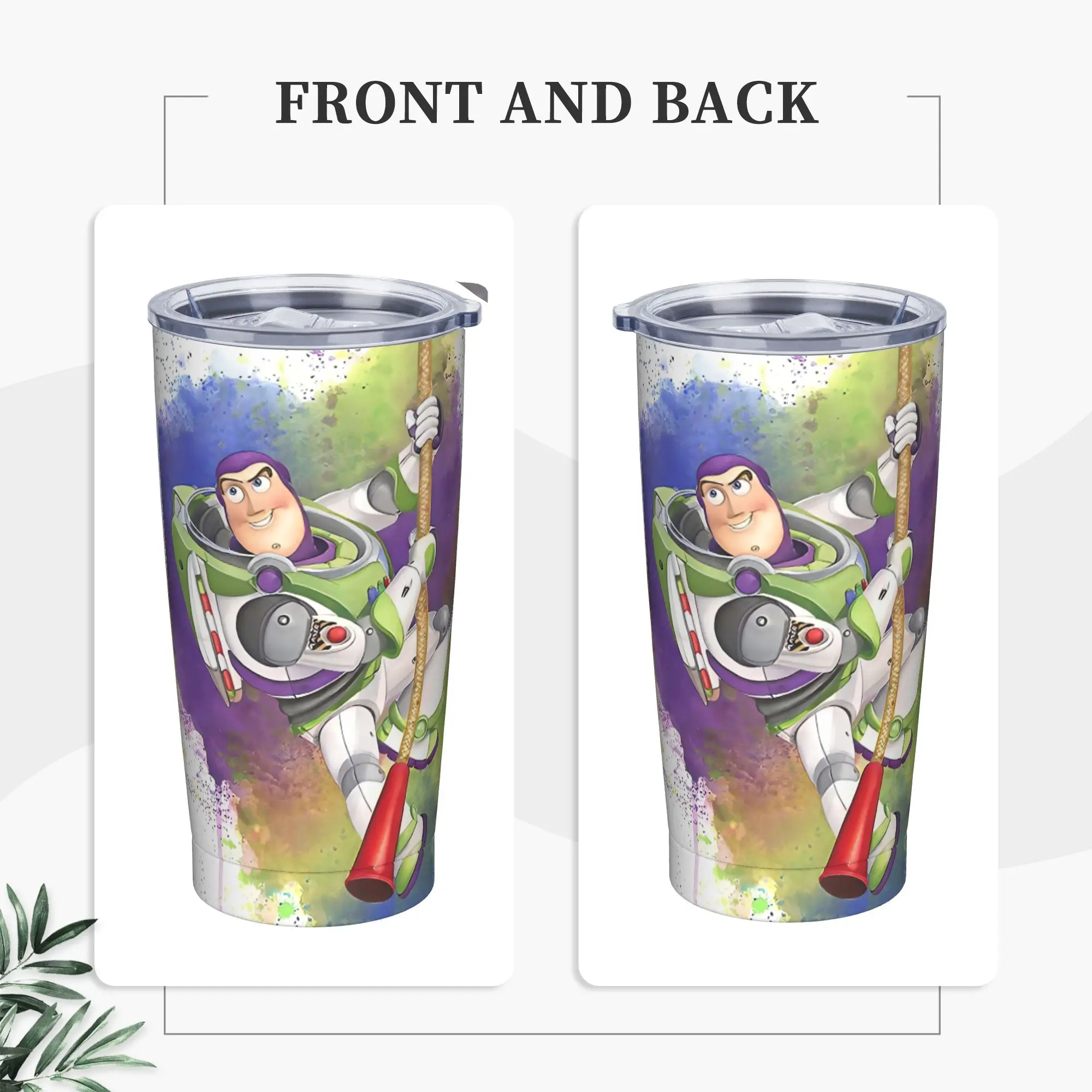 

Стакан из нержавеющей стали, игрушки Storys Buzz Lightyear, термочашки, герметичные автомобильные кружки для холодных напитков, графическая бутылка для воды для кемпинга