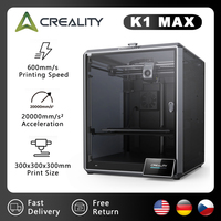 Creality K1 Max FDM 3D Printer CoreXY with 300x300x300mm Print Size 600mm/s Printing Speed Built-in AI LiDAR and AI Camera