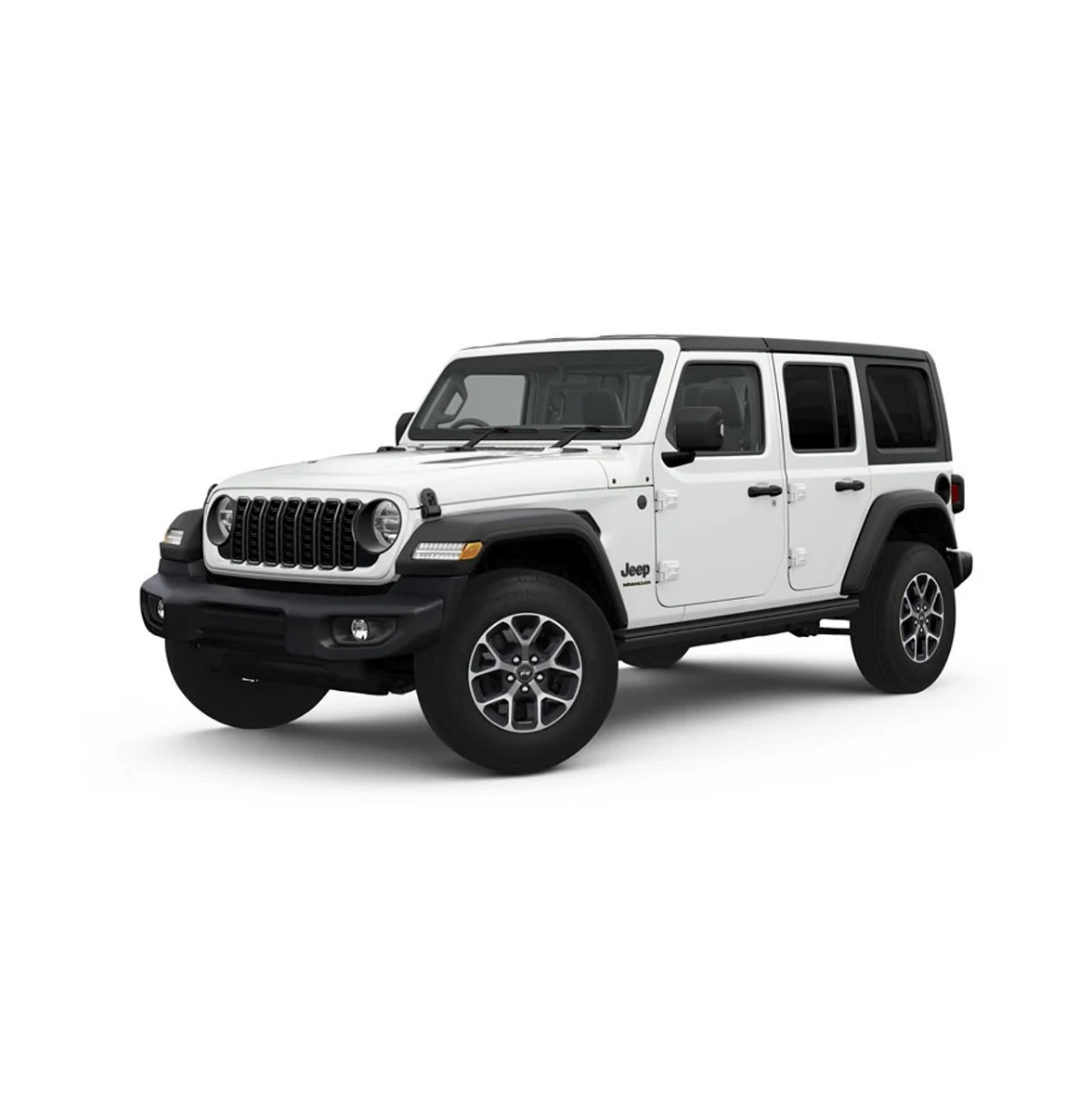 Custom fender flares and side steps for Jeep Wrangler body upgrades