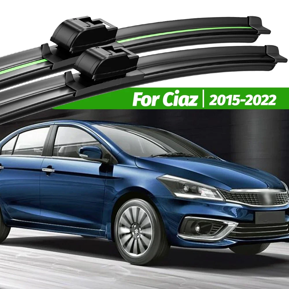 

For Suzuki Ciaz 2015-2022 2pcs Front Windshield Wiper Blades 2016 2017 2018 2019 2020 2021 Windscreen Window Accessories