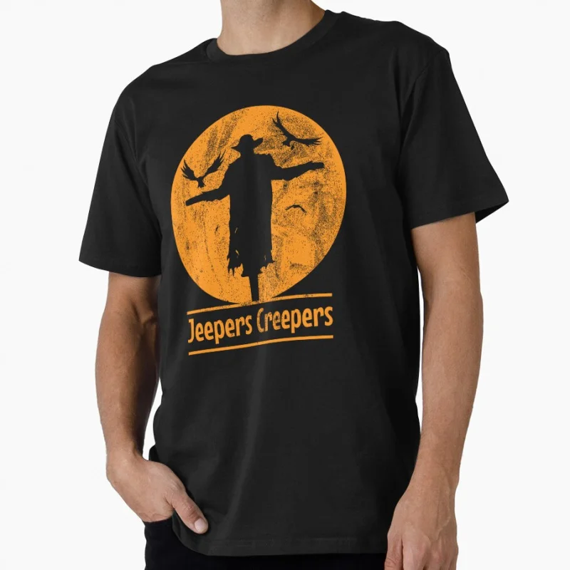 

Horror movie Jeepers Creepers Spooky Film Scary Halloween Gift T shirt for men Large size Tops 100% cotton printed Clothes