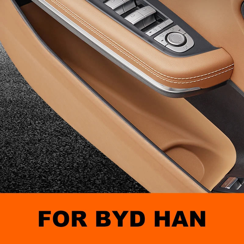 For Byd Han EV/Dmi 2023 2024 Interior Door Storage Box Door Slot Mat Car Modification Accessories