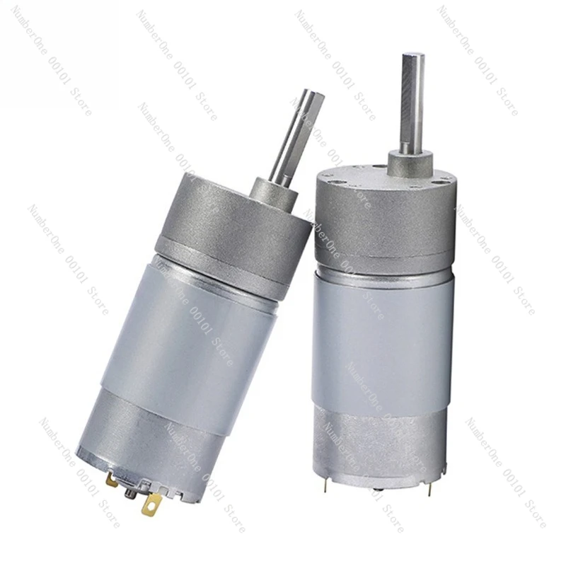37GB555 Geared Motor Governor Eccentric Shaft Steel Gear 12V24V Grinding Brushed DC Geared Motor