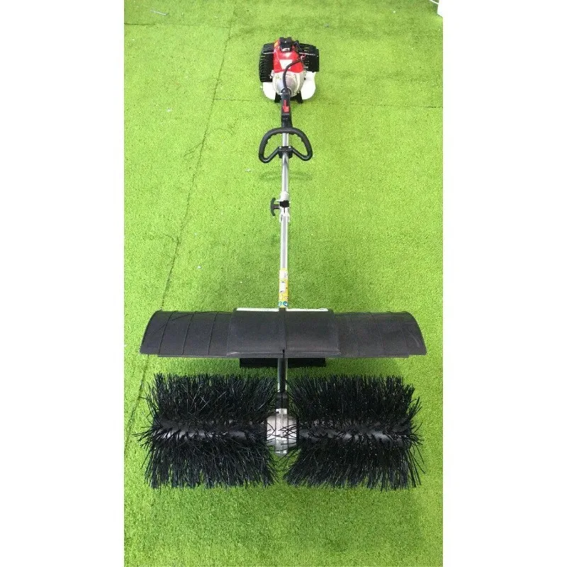 

Hand-push Lawn Sweeper Two-stroke Hand-held Lawn Combing Tools Artificial Turf Waste Cleaning Machine