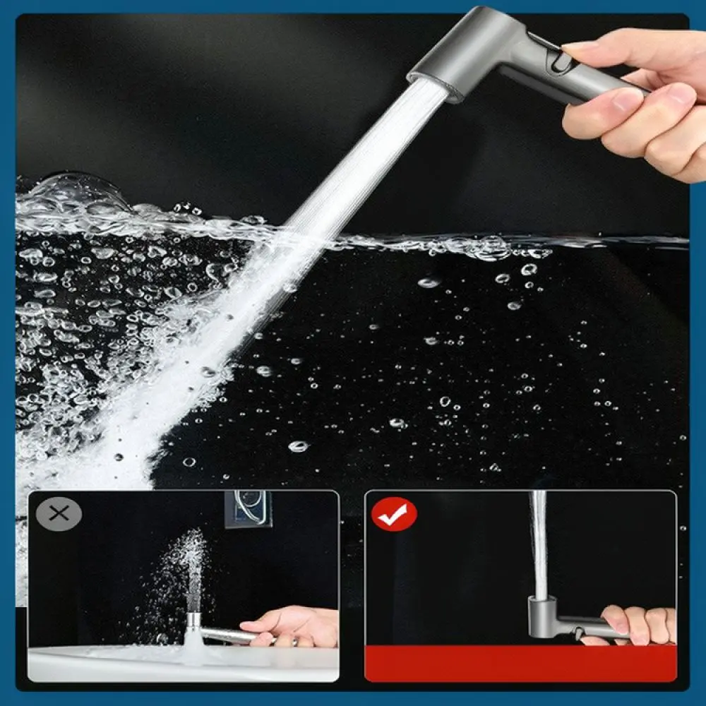 Handheld Bidet Applicator Brass Pressure Sprayer For Mu Ge Toilet Bathroom Shower Head Portable Hygiene Faucet Accessory