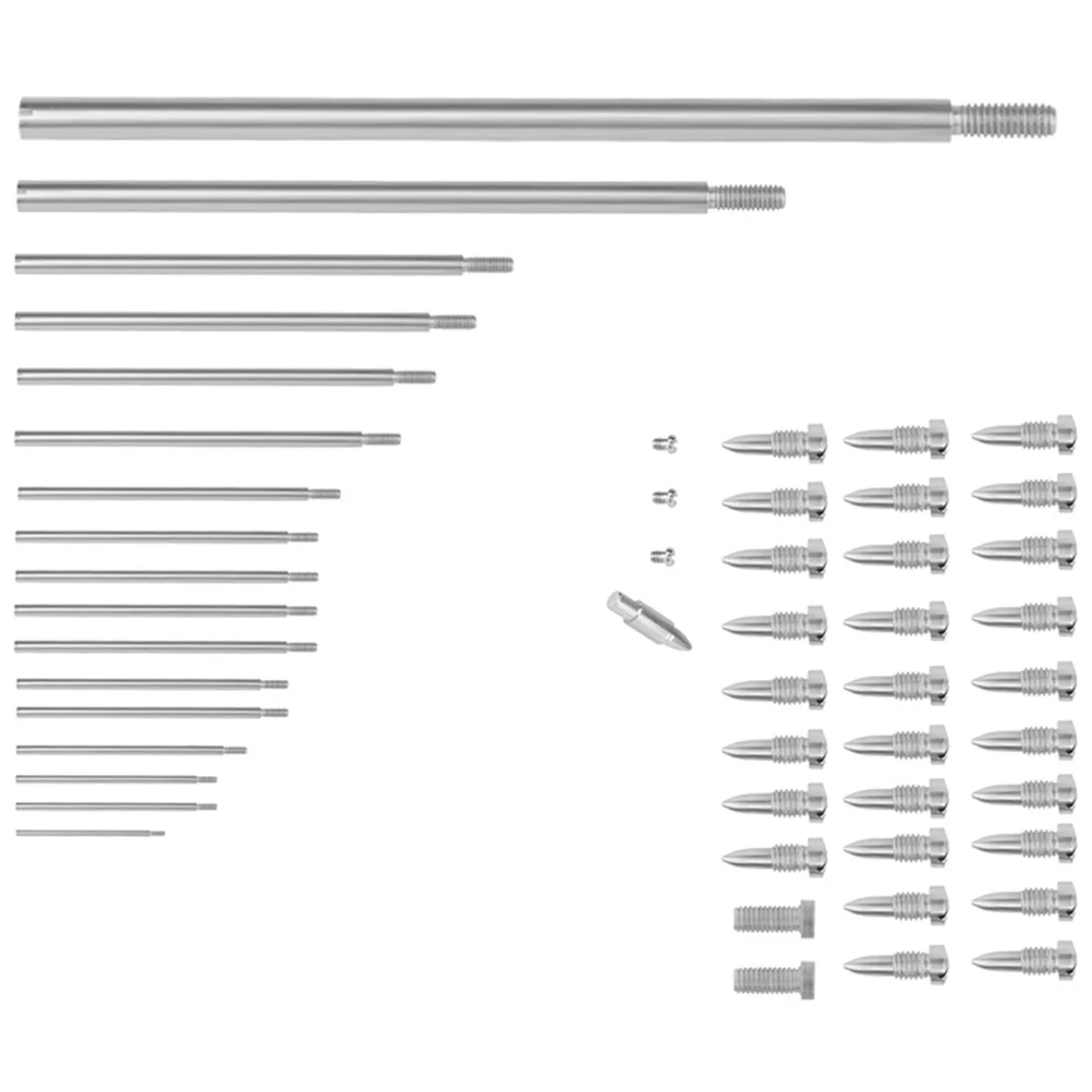 

1Set Bass Sax Maintenance Parts Threaded Rods Screws Tapered Nail Durable Easy Replacement Accessory Saxophone Threaded Rods