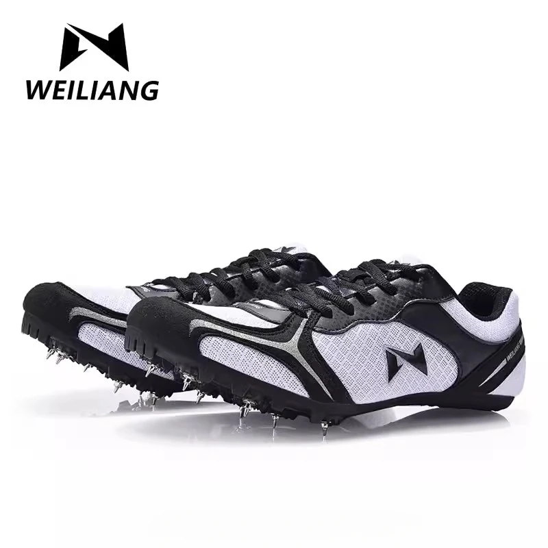 Victory Light Professional Track and Field Spikes Shoes Short Medium Distance Running Competition Triple Jump High Jump Sneakers