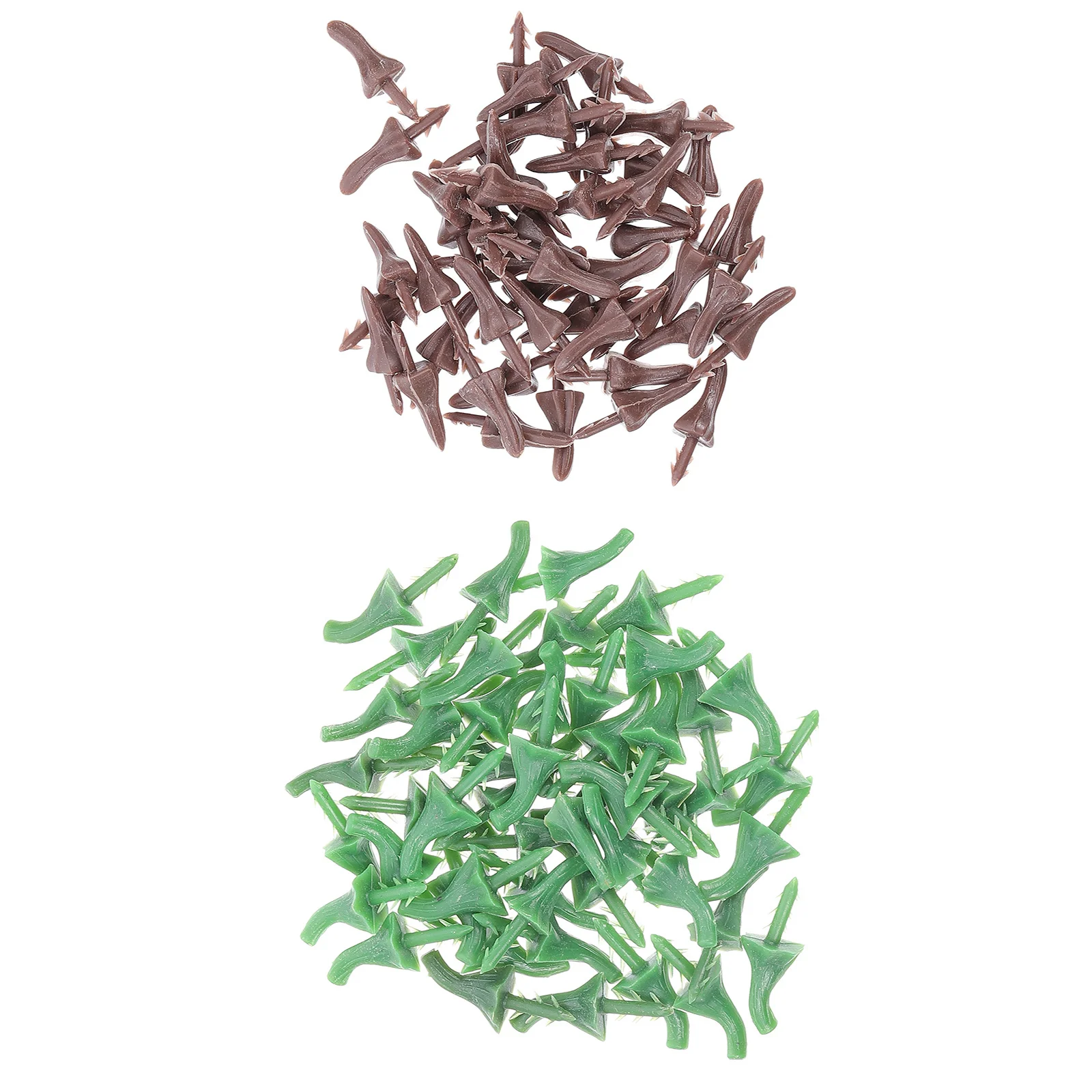 100 قطعة من البلاستيك اليقطين ينبع ديكور الهالوين دائم طويل الأمد لوازم الحرفية هالوين القرع الجذعية اليقطين مقبض ذاتي الصنع #6