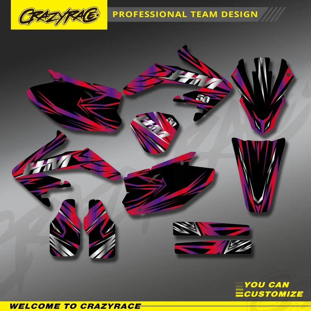 

For Honda HM 50 2008-2013 New Style Team Graphics Backgrounds Decals Stickers Motocycle Customize Protector Sticker